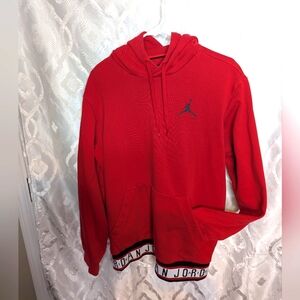 Air Jordan red sweatshirt